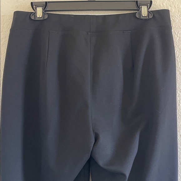 Eileen Fisher Washable Flex Ponte Slim Pant Black size M - Picture 5 of 7